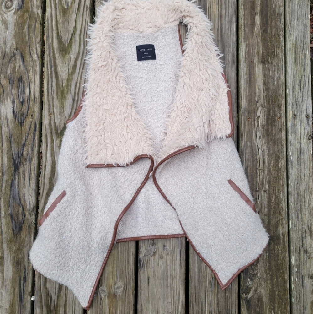 Cozy Cream Sherpa Vest